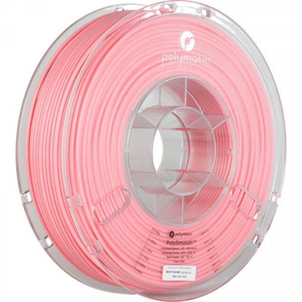 Polymaker PolySmooth pink PVB filament 2.85mm, 0.75kg 70505 PJ01021 PM70505 DFP14227 - 1