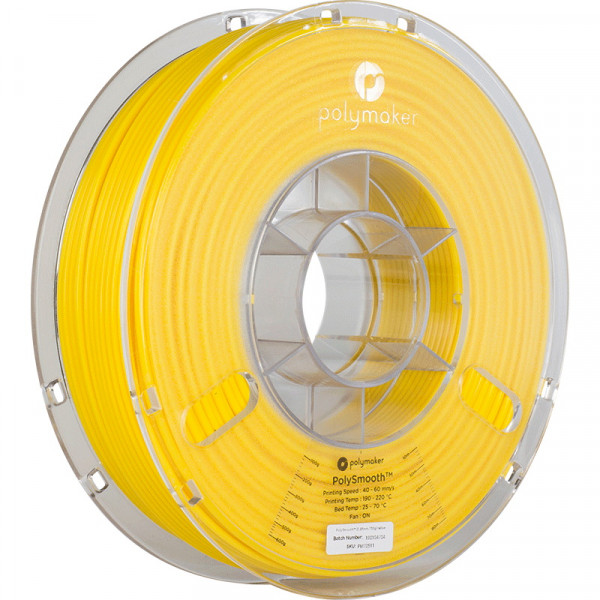 Polymaker PolySmooth yellow PVB filament 2.85mm, 0.75kg 70511 PJ01019 PM70511 DFP14229 - 1