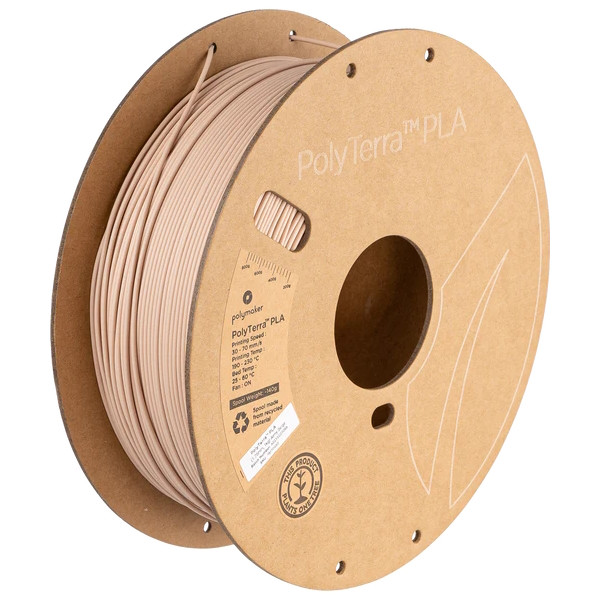 Polymaker PolyTerra army beige PLA filament 1.75mm, 1kg 70980 DFP14351 - 1