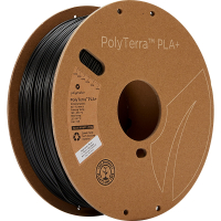 Polymaker PolyTerra black PLA+ filament 1.75mm, 1kg PM70945 DFP14242