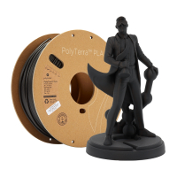 Polymaker PolyTerra charcoal black PLA filament 2.85mm, 1kg DFP14161