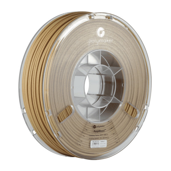 Polymaker PolyWood brown PLA filament 1.75mm, 0.6kg DFP14170 - 1