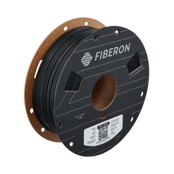 Polymaker black Fiberon PET-GF15 filament 1.75mm, 1kg DFP16277 - 1