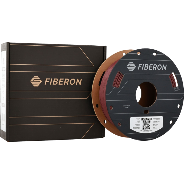 Polymaker dark red Fiberon ASA-CF08 filament 1.75mm, 0.5kg DFP14579 - 2