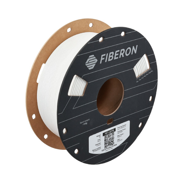 Polymaker white Fiberon PET-GF15 filament 1.75mm, 1kg DFP16280 - 1