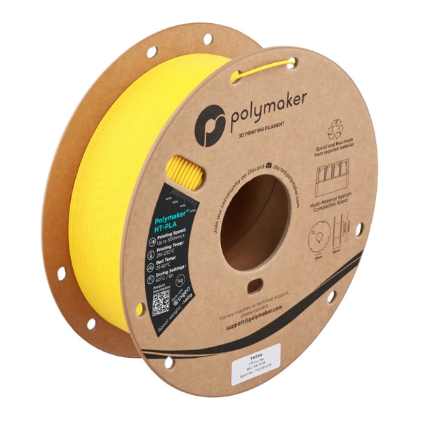 Polymaker yellow HT-PLA filament 1.75mm, 1kg DFP16142 - 1