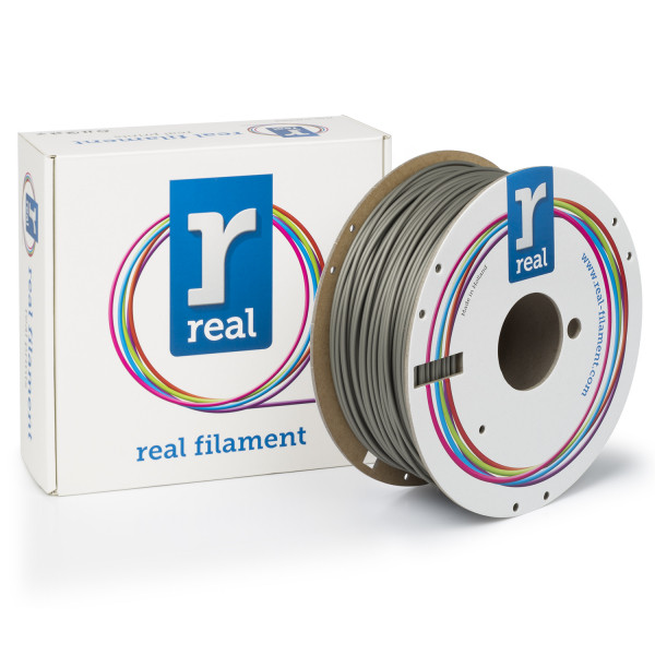 REAL antique silver PLA Matte filament 2.85mm, 1kg DFP02176 - 1