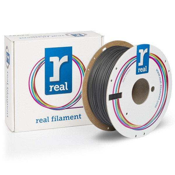 REAL black PLA Matte filament 1.75mm, 1kg DFP02116 - 1