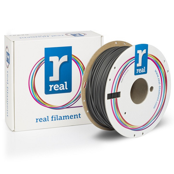 REAL black PLA Matte filament 2.85mm, 1kg DFP02117 DFP02117 - 1