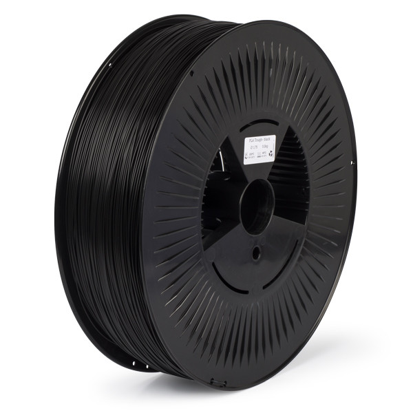 REAL black PLA Tough filament 1.75mm, 5kg  DFP12026 - 1