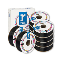 REAL black PLA filament 1.75mm, 1kg (10-pack) DHM10081