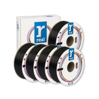 REAL black PLA filament 1.75mm, 1kg (5-pack) DHM10080