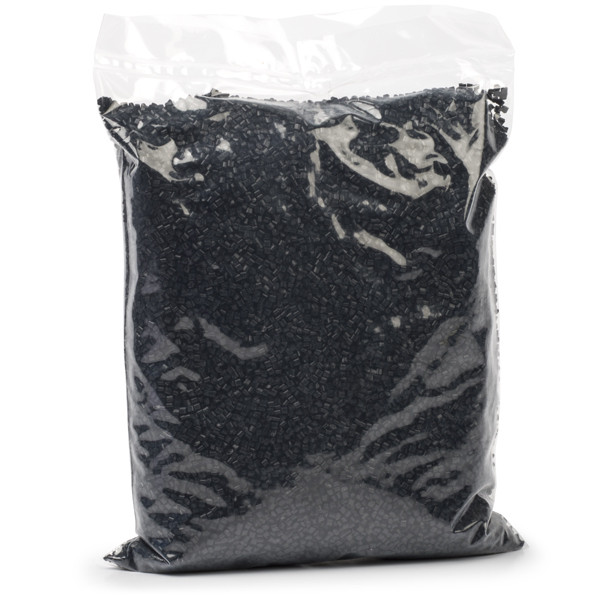 REAL black PLA pellets, 1kg  DPL00027 - 1