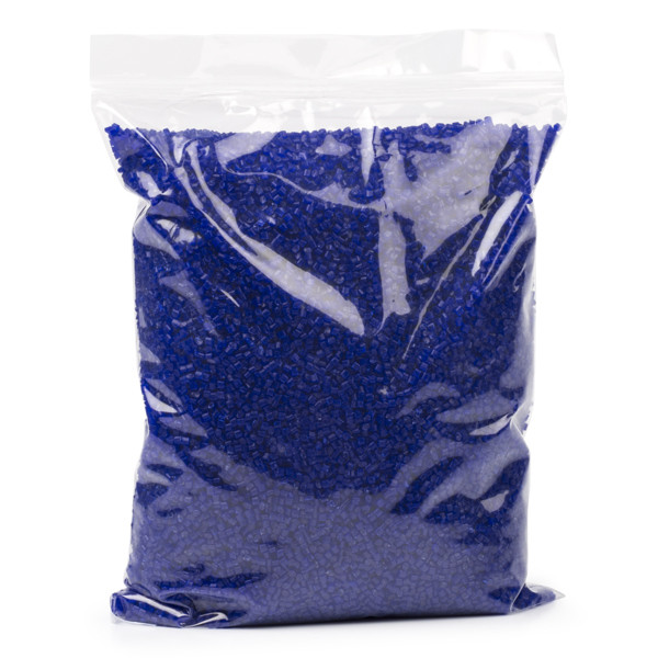 REAL blue PLA pellets, 1kg  DPL00023 - 1