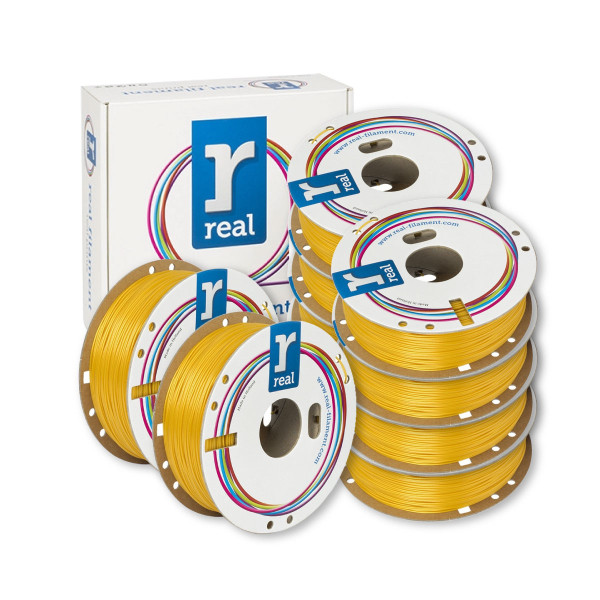 REAL gold PLA filament 1.75mm, 1kg (10-pack) DHM10102 - 1
