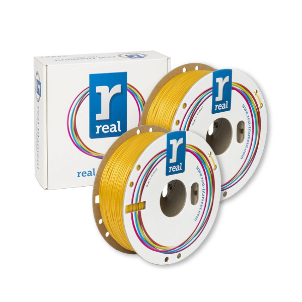 REAL gold PLA filament 1.75mm, 1kg (2-pack) DHM10100 - 1