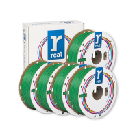 REAL green PLA filament 1.75mm, 1kg (5-pack) DHM10092
