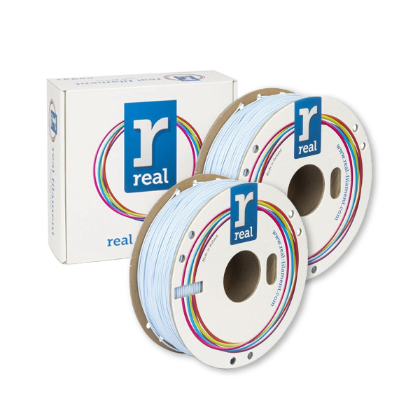 REAL light blue PLA filament 1.75mm, 1kg (2-pack) DHM10106 - 1