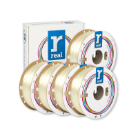 REAL neutral PLA filament 1.75mm, 1kg (5-pack) DHM10110