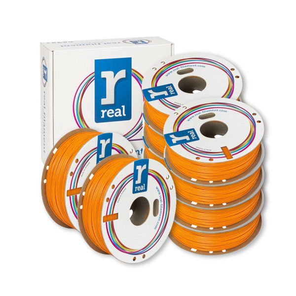 REAL orange PLA filament 1.75mm, 1kg (10-pack) DHM10117 - 1