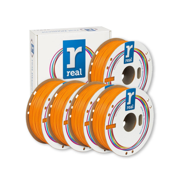 REAL orange PLA filament 1.75mm, 1kg (5-pack) DHM10116 - 1