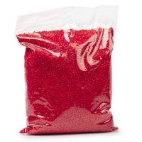 REAL red PLA pellets, 1kg  DPL00025