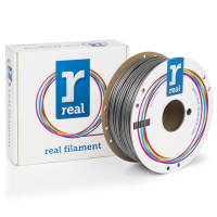 REAL silver PETG recycled filament 2.85mm, 1kg NLPETGRSILVER1000MM285 DFE20154