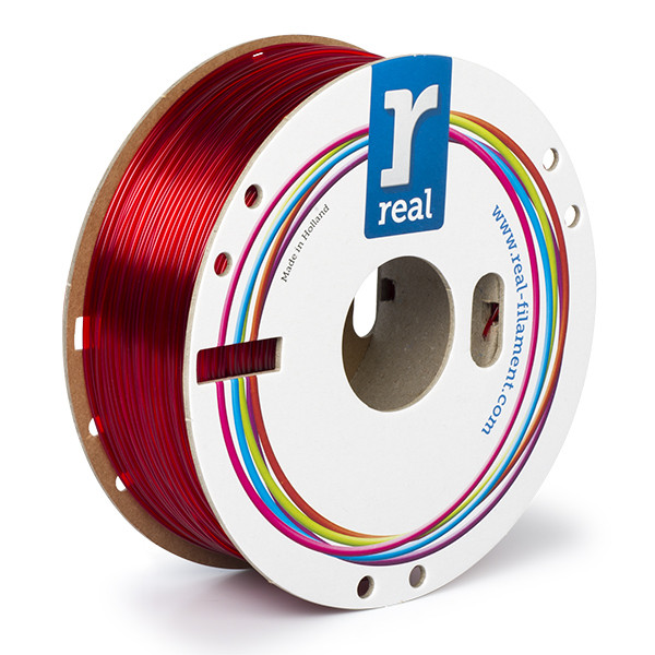 REAL transparent red PETG filament 1.75mm, 1kg DFP02230 - 2