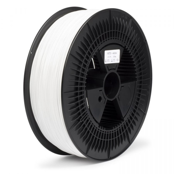REAL white PETG filament 1.75mm, 5kg  DFE02067 - 1