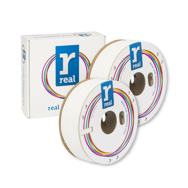 REAL white PLA filament 1.75mm, 1kg (2-pack) DHM10085 - 1