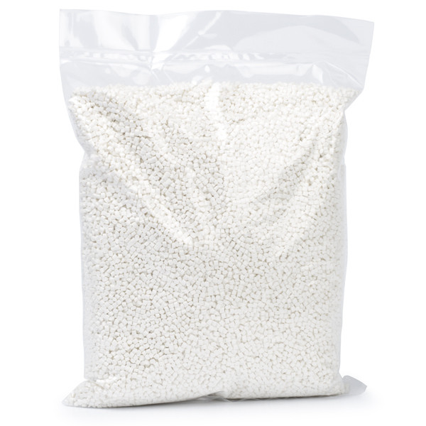 REAL white PLA pellets, 1kg  DPL00026 - 1