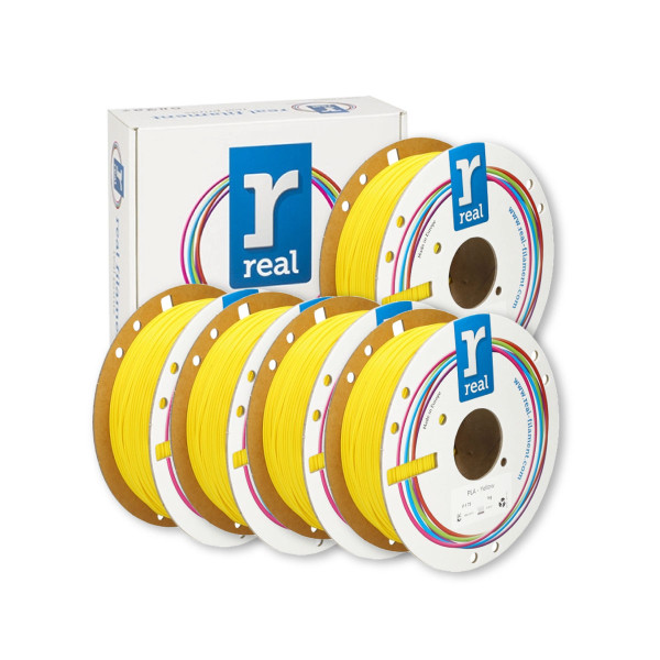 REAL yellow PLA filament 1.75mm, 1kg (5-pack) DHM10083 - 1