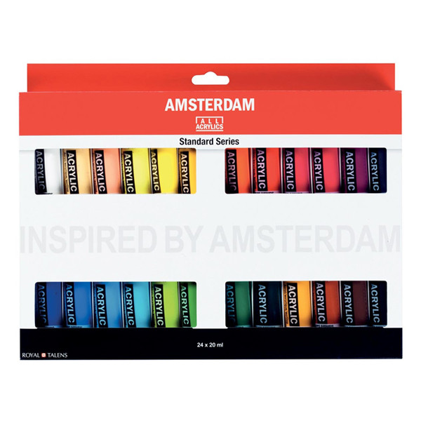 RoyalTalens Talens Amsterdam acrylic paint tubes (24-pack) 17820424 220690 - 1