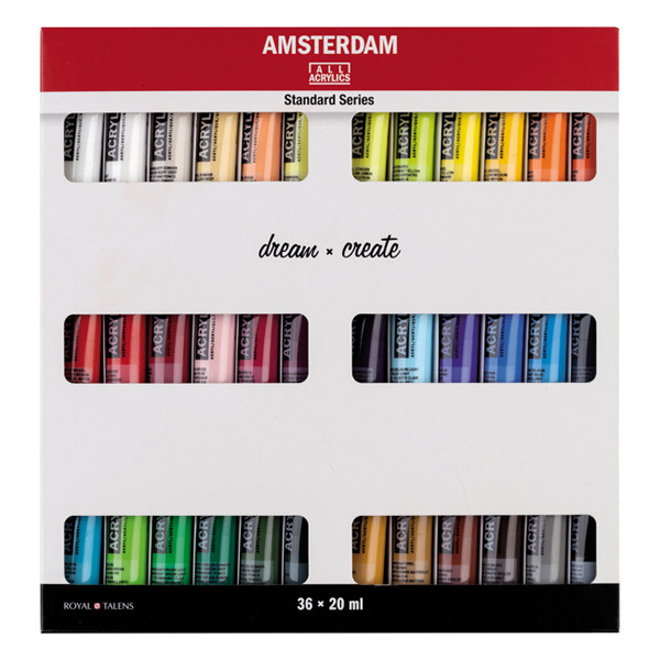 RoyalTalens Talens Amsterdam acrylic paint tubes (36-pack) 17820436 220691 - 1