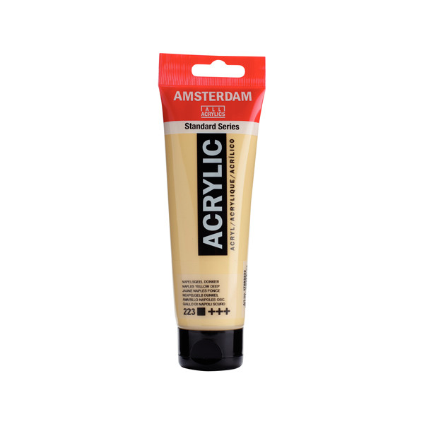 Talens Amsterdam dark naples yellow acrylic paint, 120ml 220602 - 1