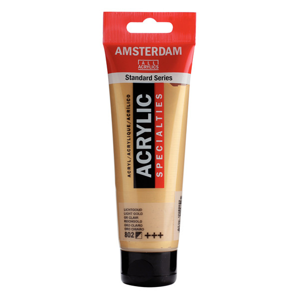 Talens Amsterdam light gold acrylic paint, 120ml 220677 - 1