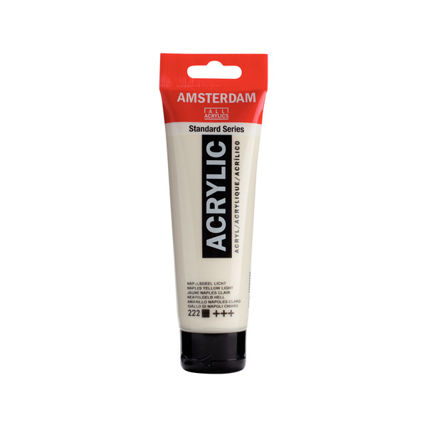 Talens Amsterdam light naples yellow acrylic paint, 120ml 220601 - 1
