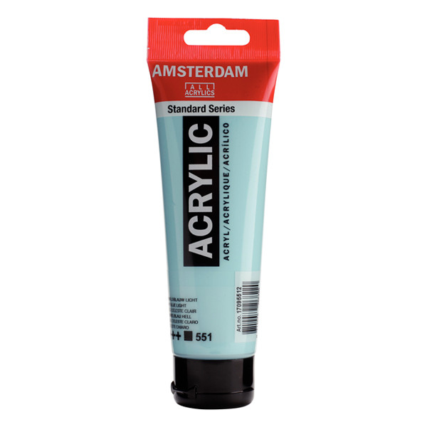 Talens Amsterdam light sky blue acrylic paint, 120ml 220649 - 1