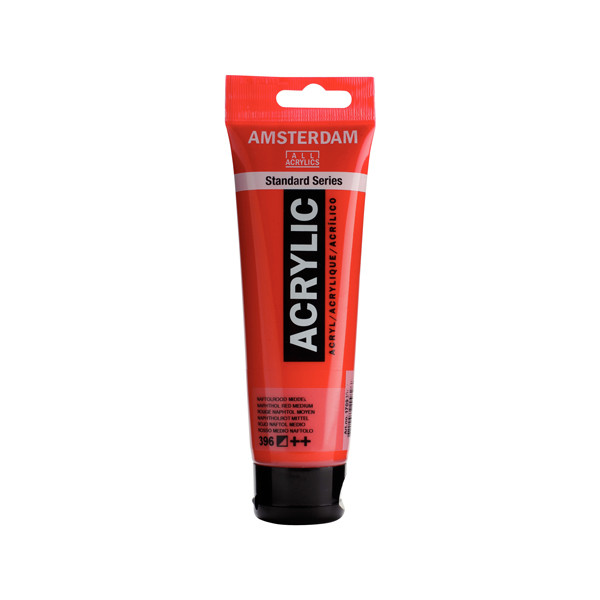 Talens Amsterdam naphthol red medium acrylic paint, 120ml 220636 - 1