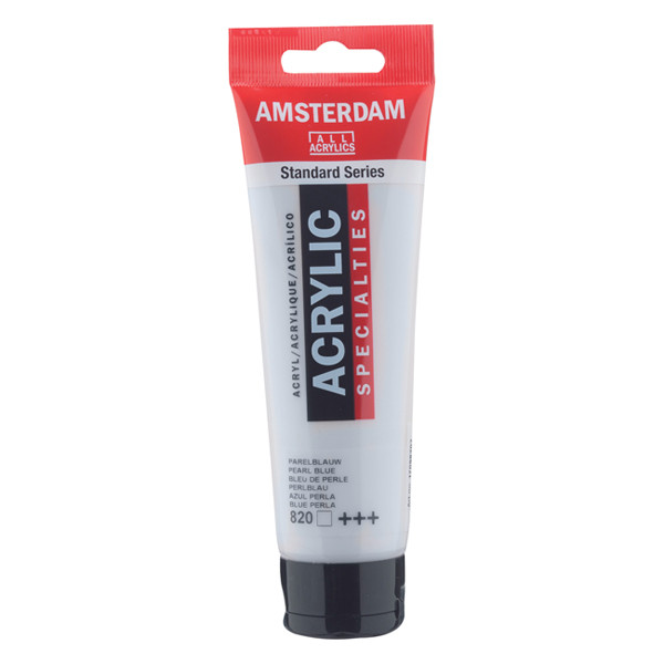 Talens Amsterdam pearl blue acrylic paint, 120ml 220685 - 1