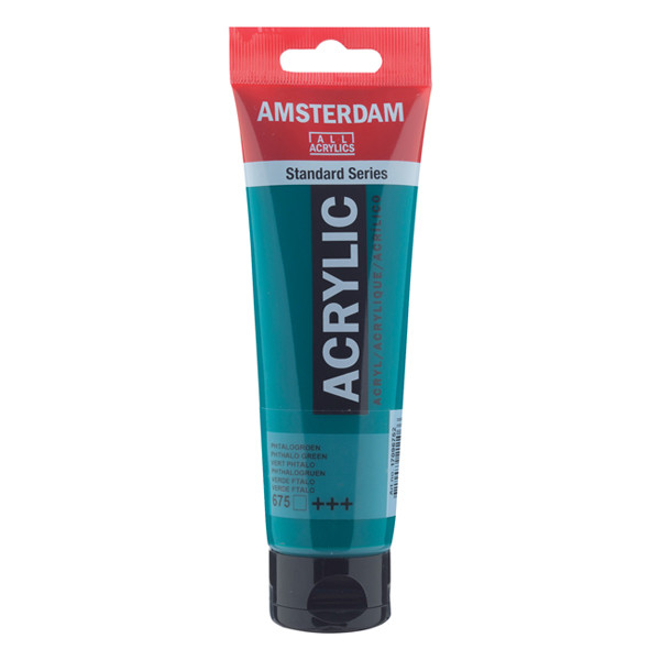 Talens Amsterdam phthalo green acrylic paint, 120ml 220670 - 1