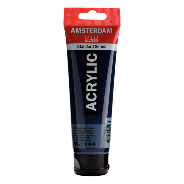 Talens Amsterdam prussian blue phtalo acrylic paint, 120ml 220653 - 1