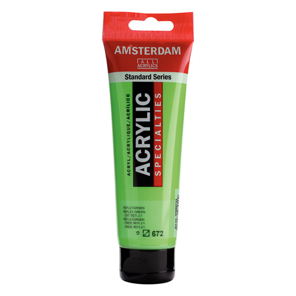 Talens Amsterdam reflex green acrylic paint, 120ml 220669 - 1