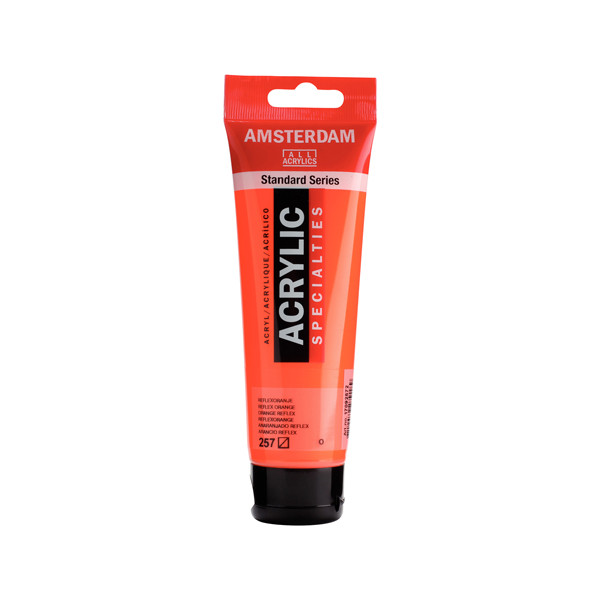 Talens Amsterdam reflex orange acrylic paint, 120ml 220610 - 1