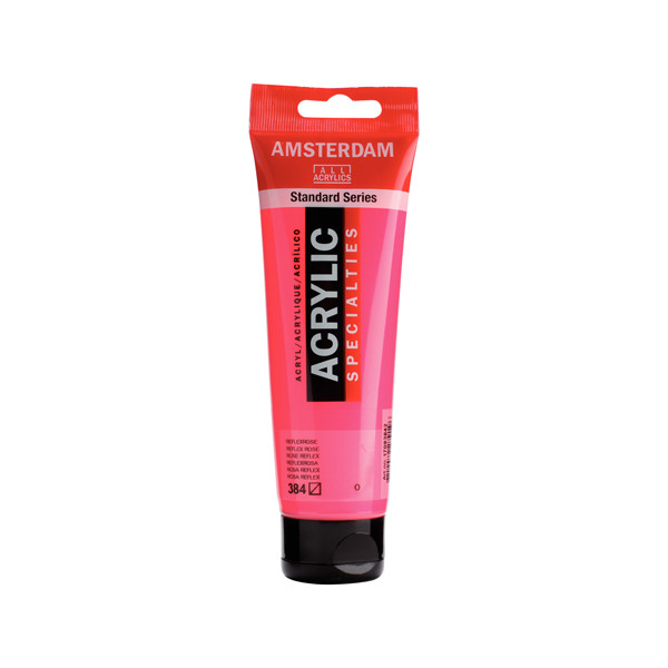 Talens Amsterdam reflex rose acrylic paint, 120ml 220634 - 1