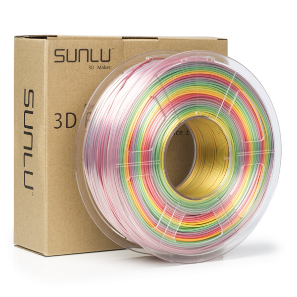 SUNLU silk rainbow PLA filament 1.75mm, 1kg  DFP00172 - 1