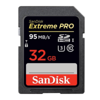 SanDisk SDHC Extreme Pro memory card class 10, 32GB (95 MB/s)  ASA01966