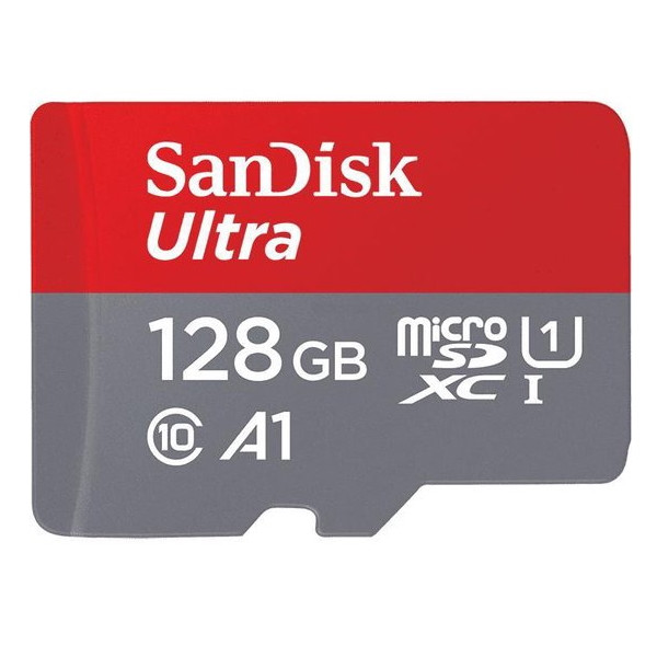SanDisk Ultra Micro SDXC memory card class 10 including adapter, 128GB  ASA01989 - 1