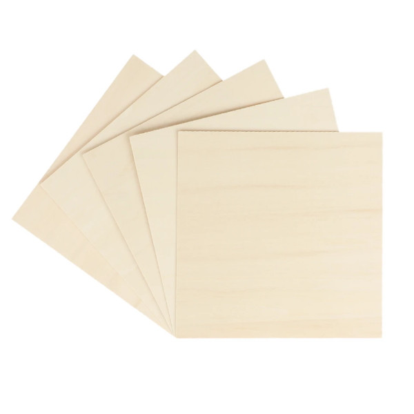 Snapmaker 2.0 A150 linden wood plates, 150mm x 150mm (5-pack) 33047 DAR00437 - 1