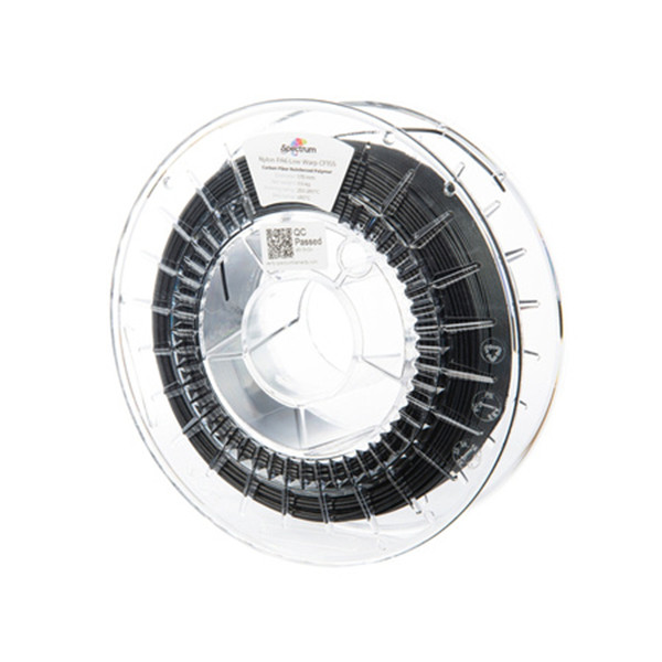 Spectrum black Nylon PA6 Low Warp CF15S filament 1.75mm, 0.5kg 80719 DFS10119 - 1